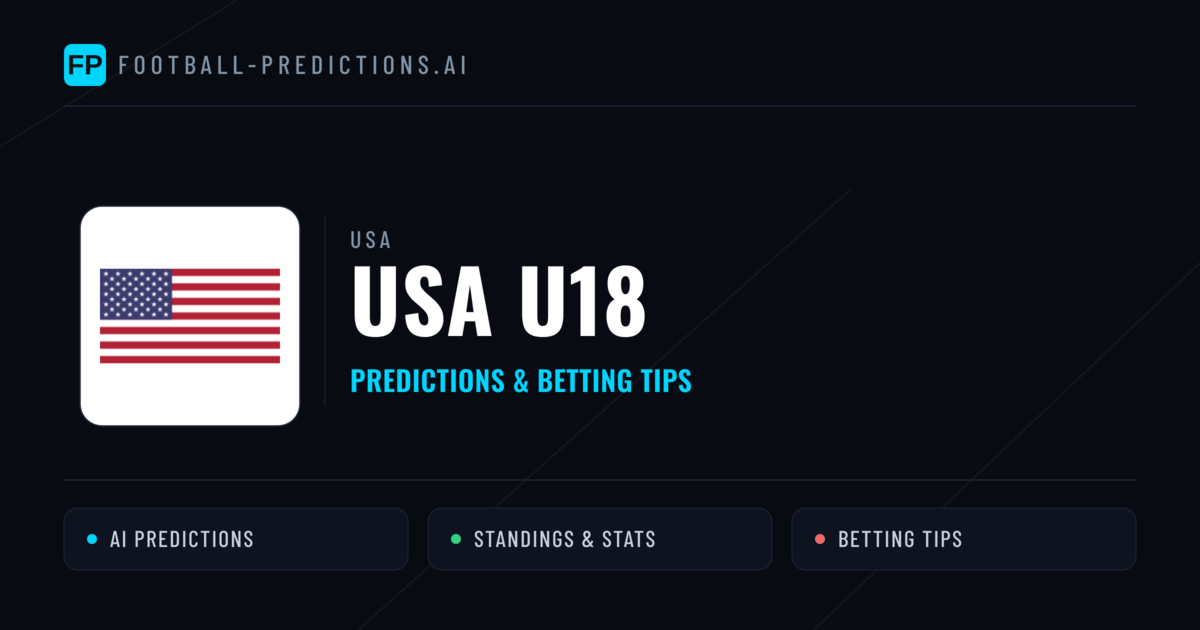 USA U18 Predictions & Stats