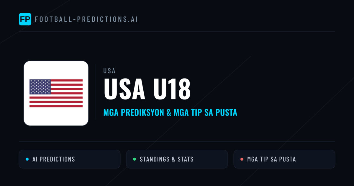 USA U18 Predictions & Stats