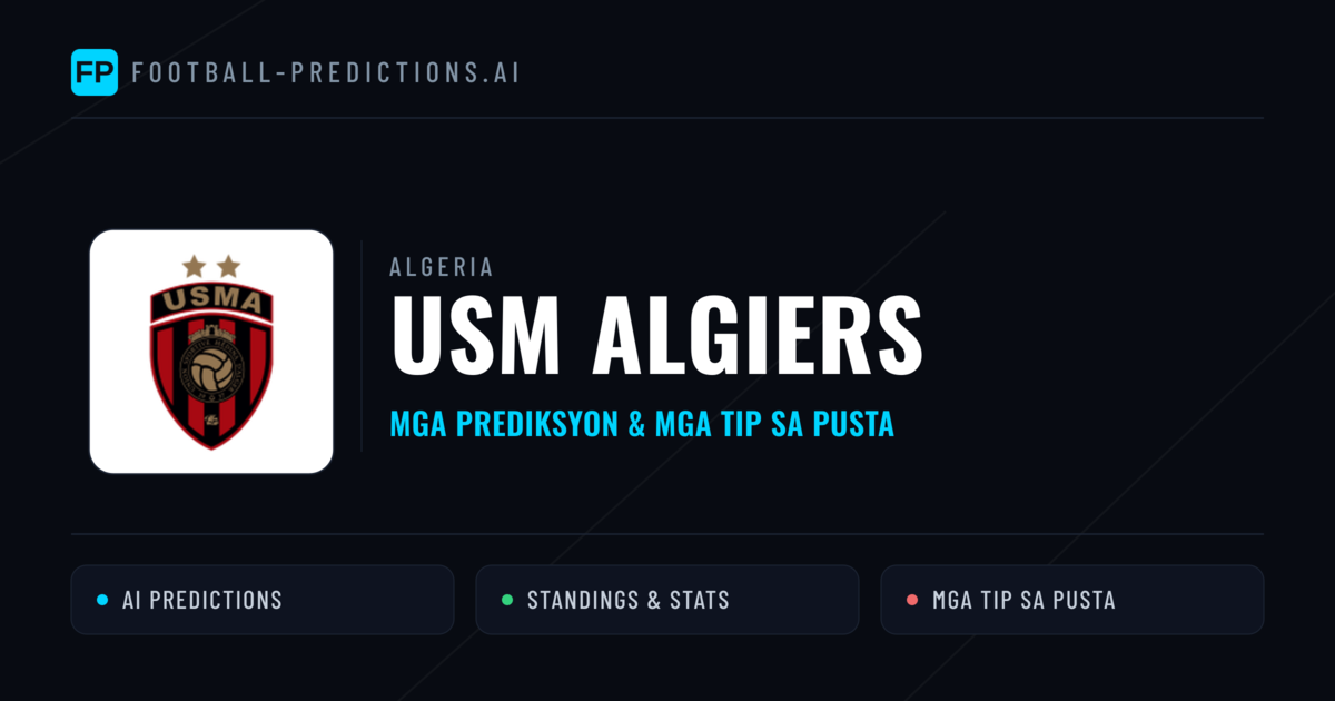 USM Algiers Predictions & Stats