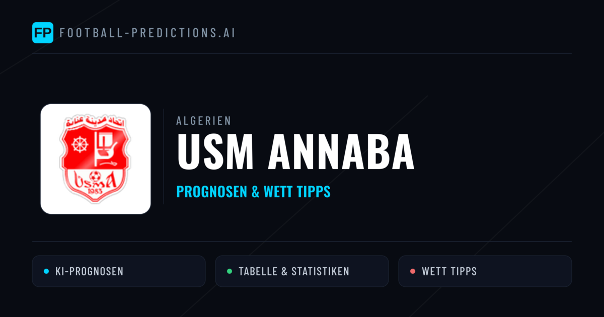 USM Annaba Prognosen & Statistiken
