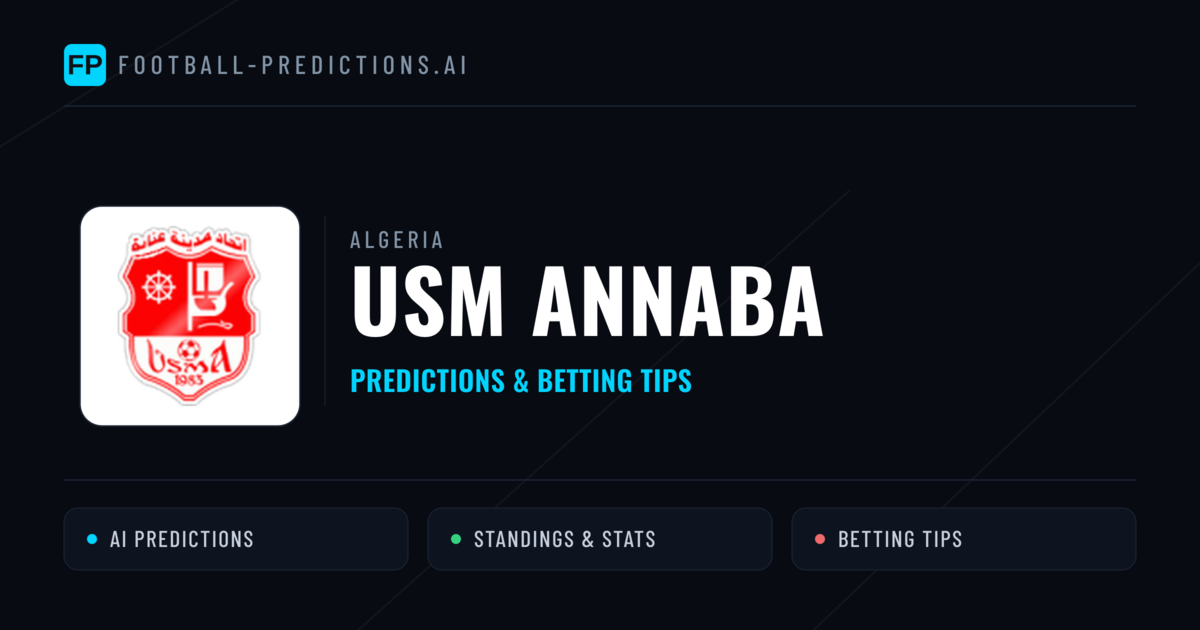 USM Annaba Predictions & Stats