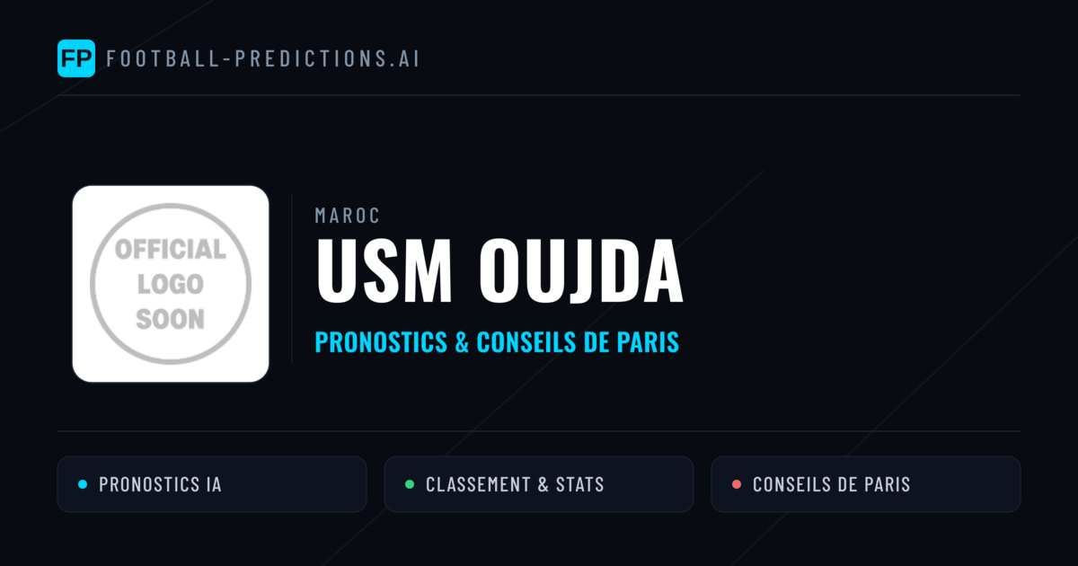 USM Oujda Pronostics & Statistiques