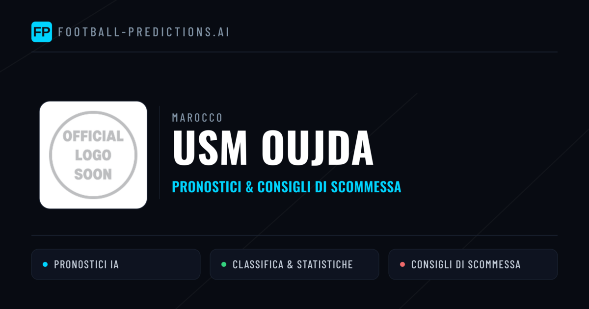 Pronostici e Statistiche USM Oujda