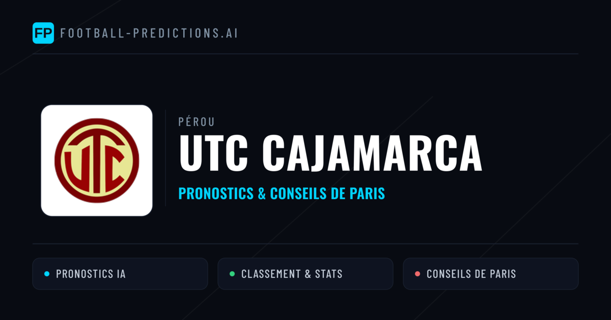 UTC Cajamarca Pronostics & Statistiques