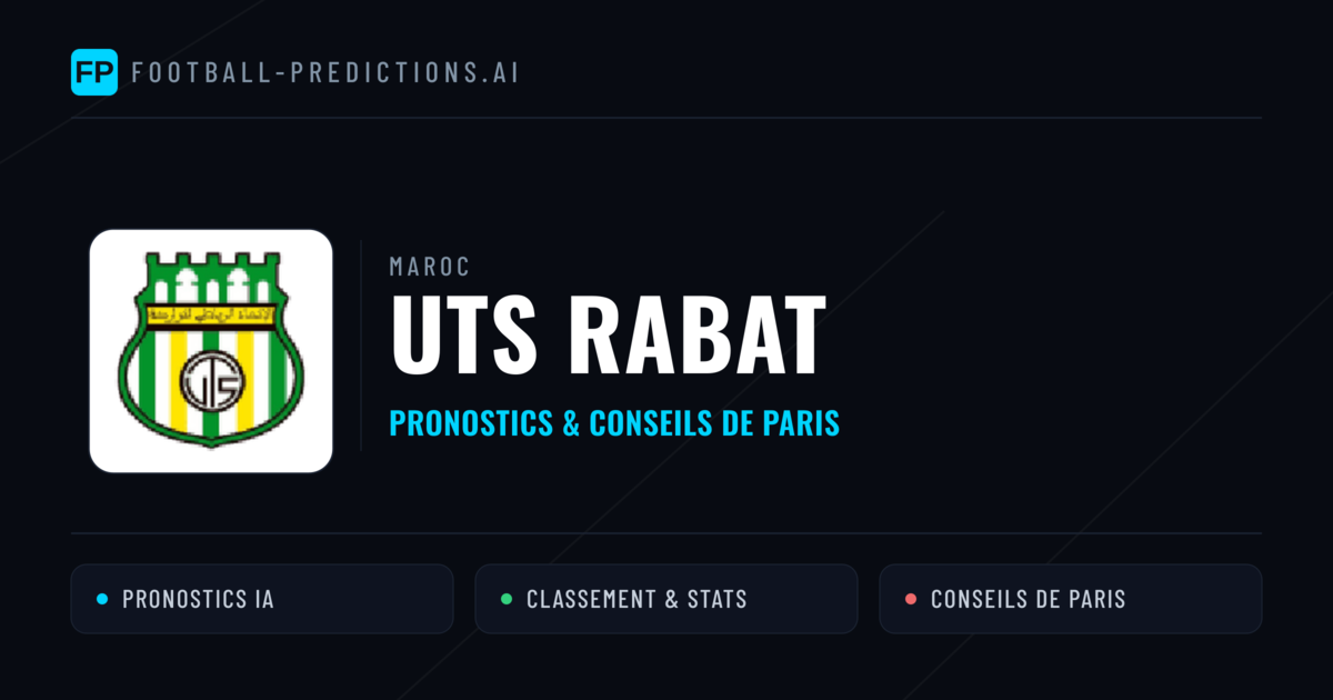 UTS Rabat Pronostics & Statistiques