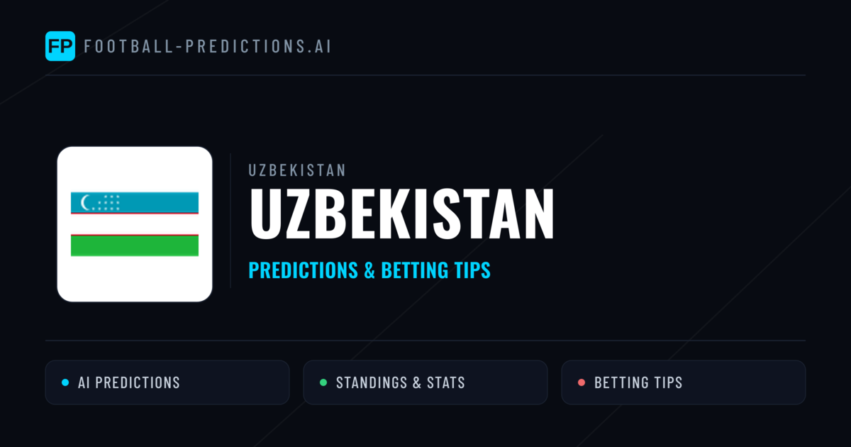 Uzbekistan Predictions & Stats
