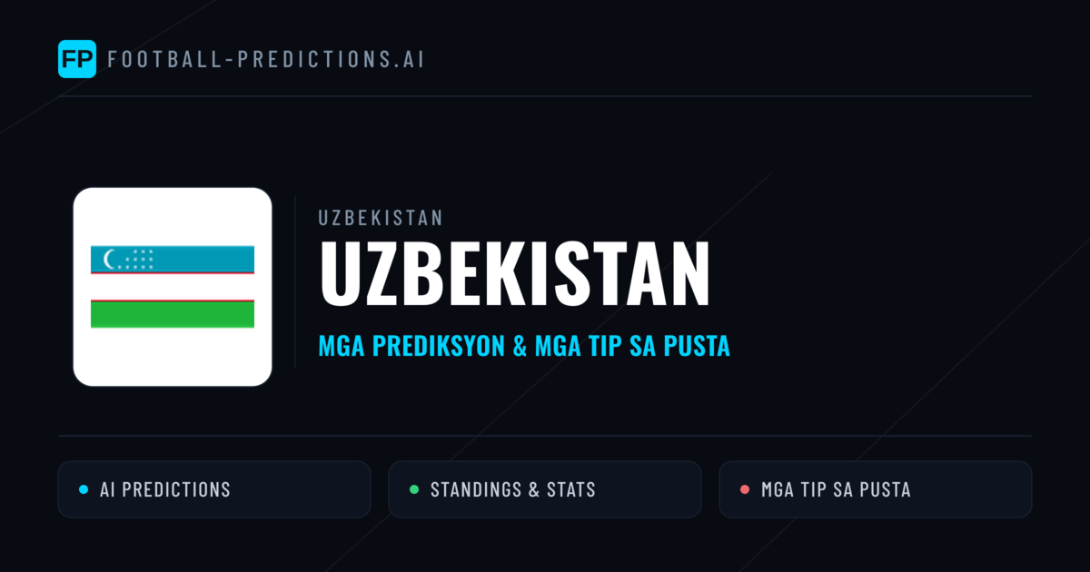 Uzbekistan Predictions & Stats