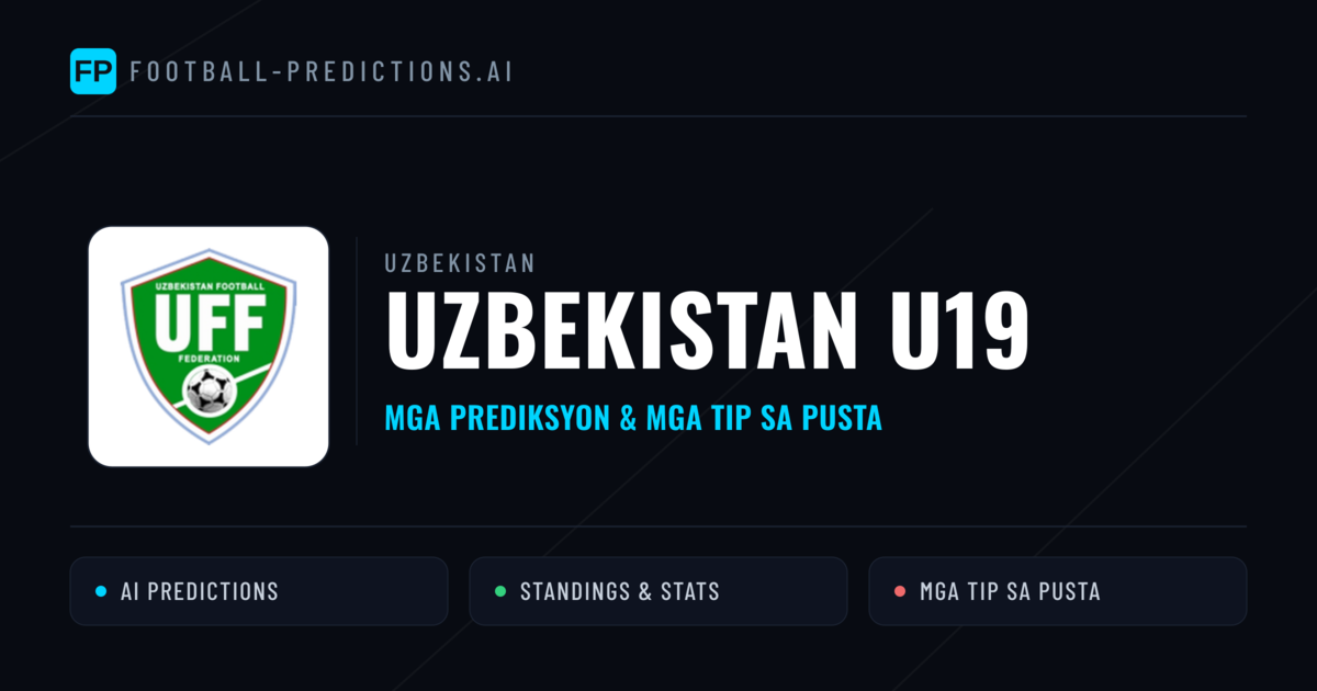 Uzbekistan U19 Predictions & Stats