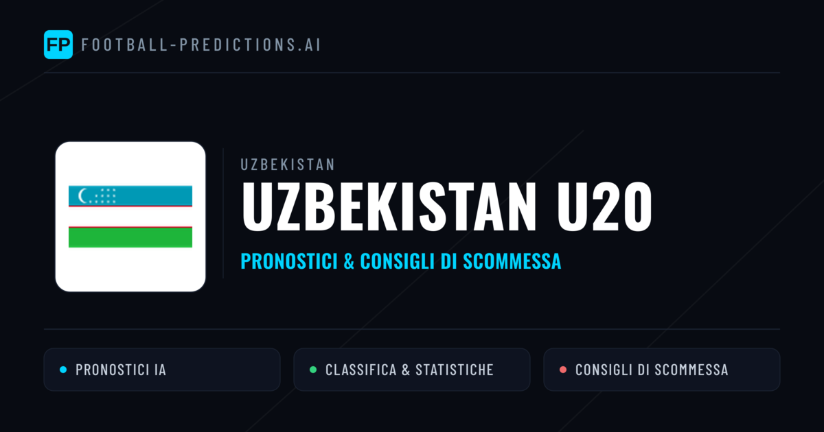 Pronostici e Statistiche Uzbekistan U20