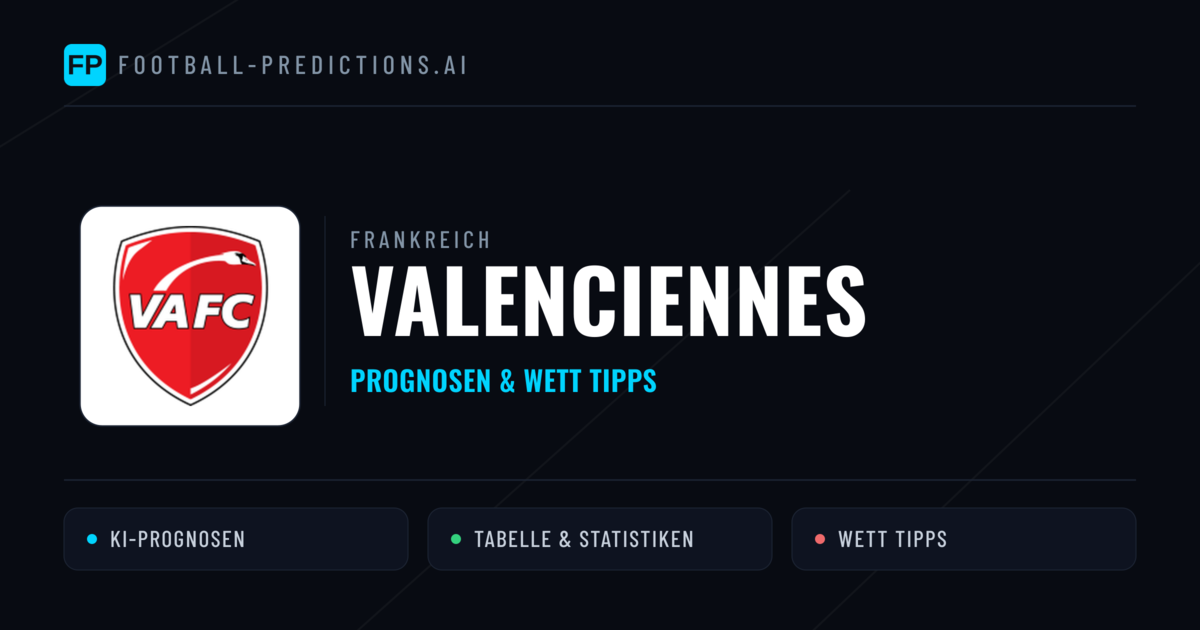 Valenciennes Prognosen & Statistiken