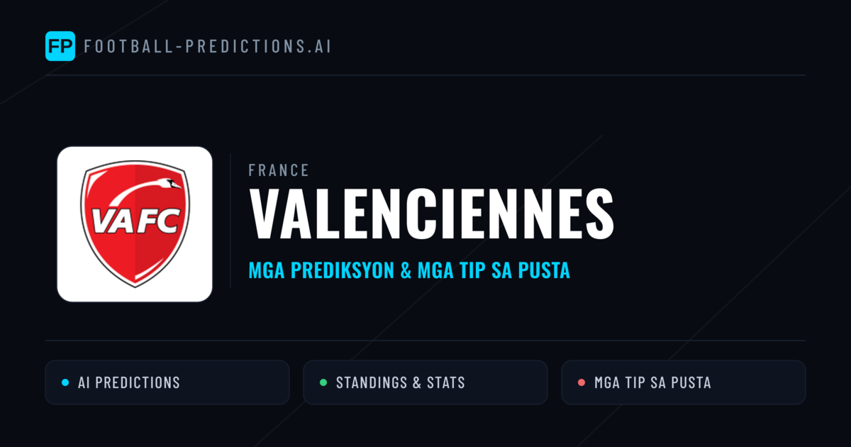 Valenciennes Predictions & Stats