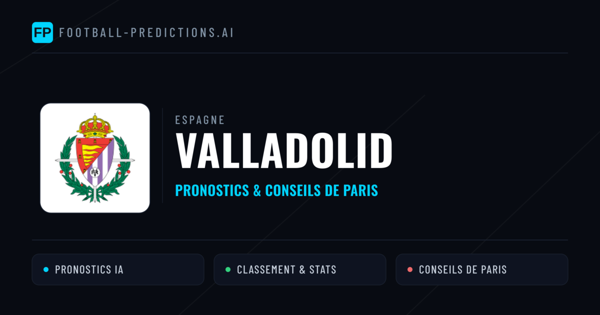 Valladolid Pronostics & Statistiques