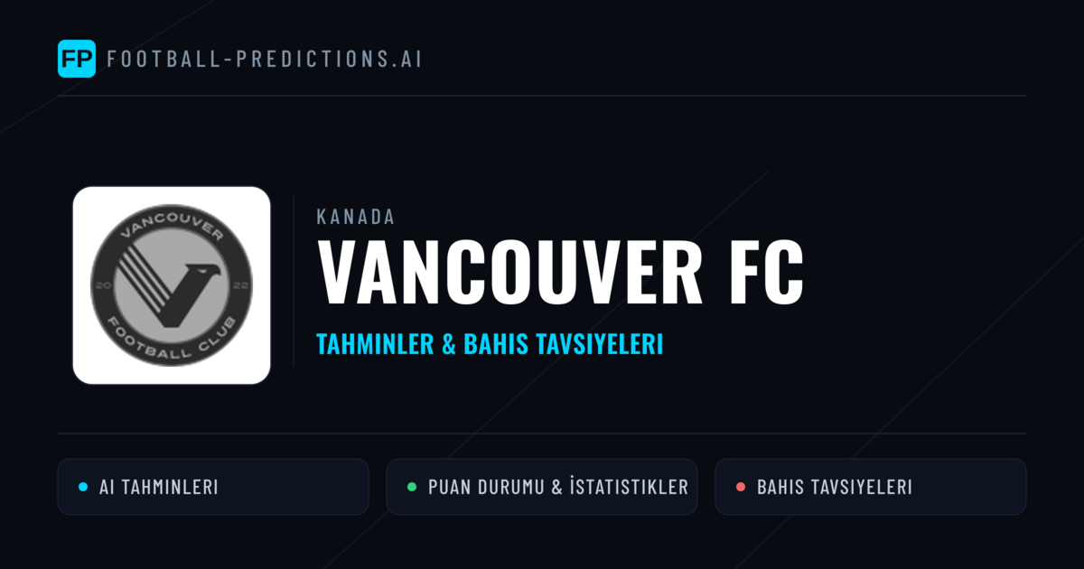 Vancouver FC Tahminleri & İstatistikler