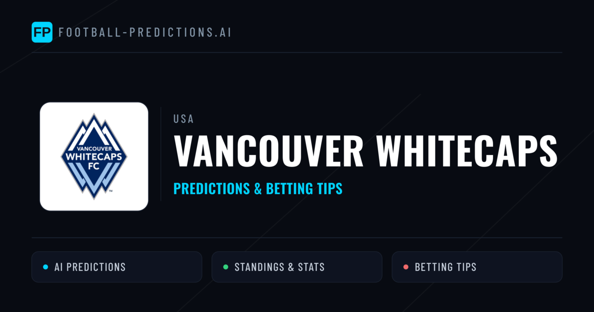 Vancouver Whitecaps Predictions & Stats