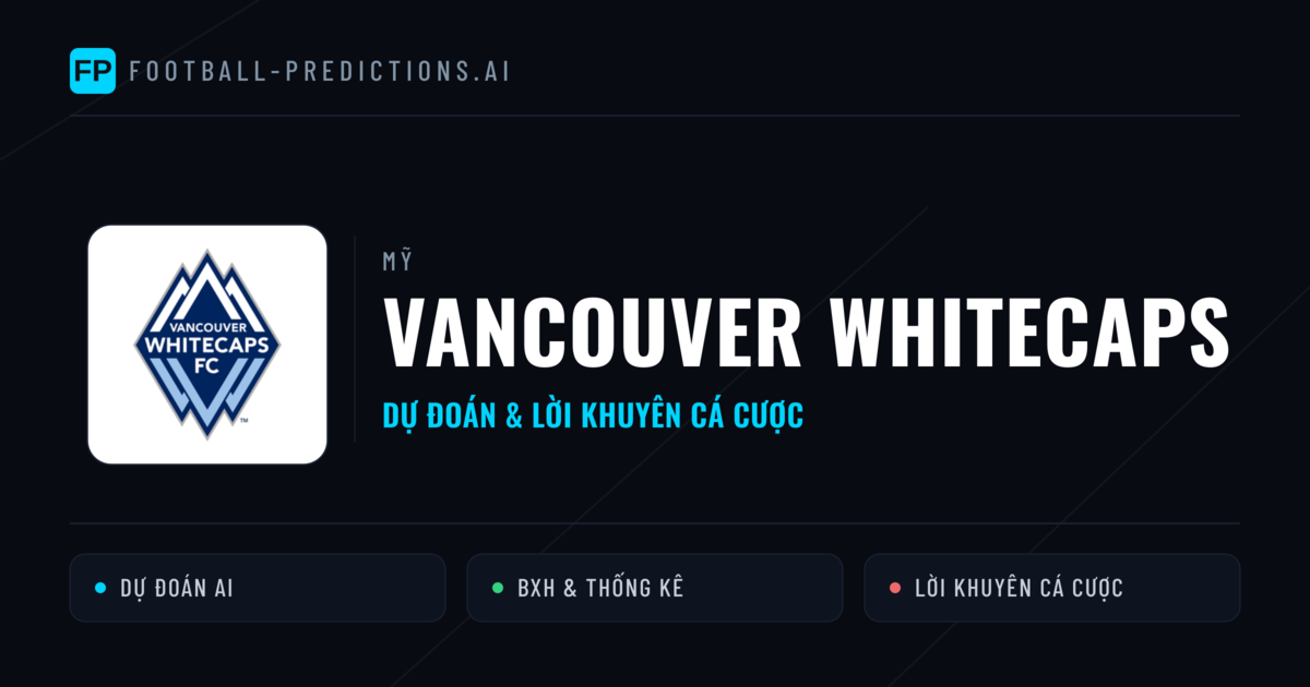 Vancouver Whitecaps Dự đoán & Thống kê