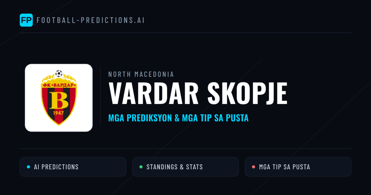 Vardar Skopje Predictions & Stats
