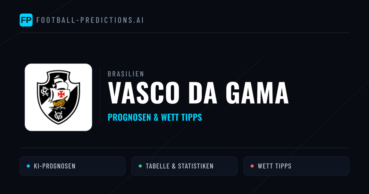 Vasco da Gama Prognosen & Statistiken