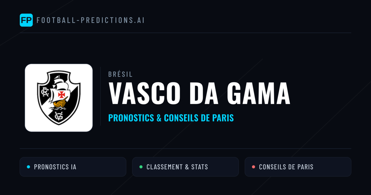 Vasco da Gama Pronostics & Statistiques