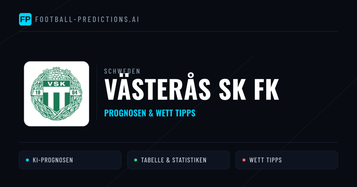 Västerås SK FK Prognosen & Statistiken