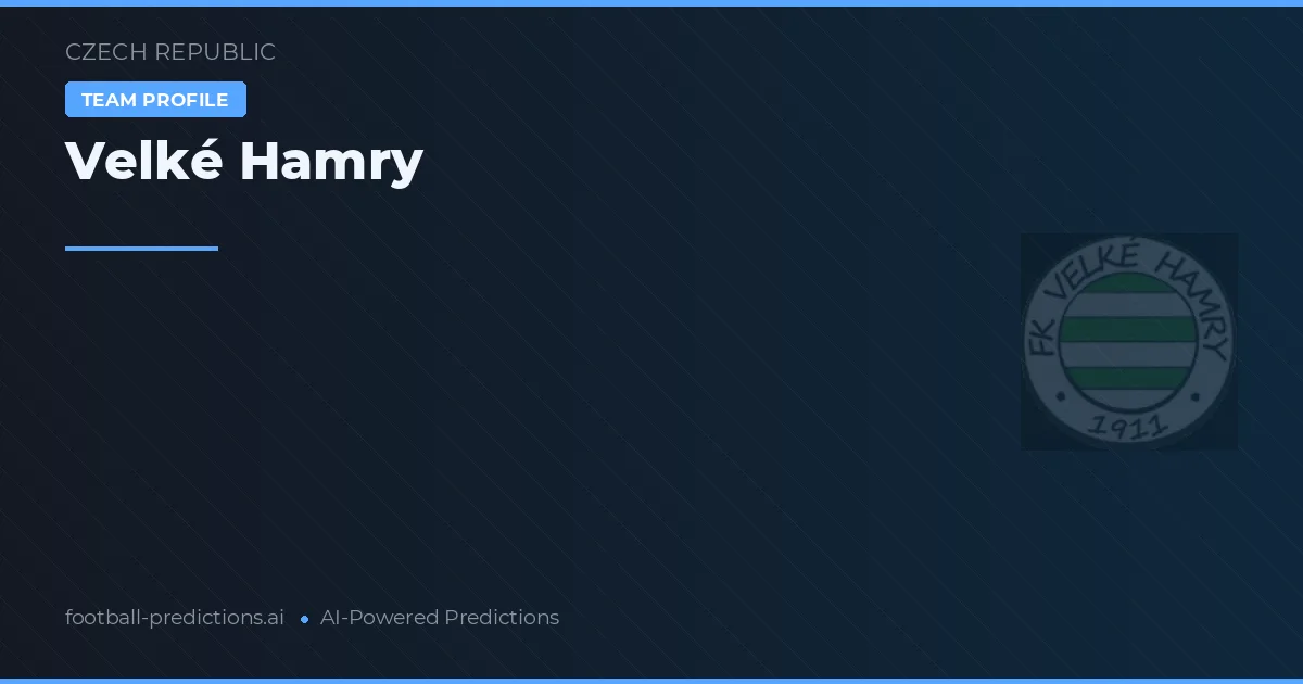Pronostici e Statistiche Velké Hamry