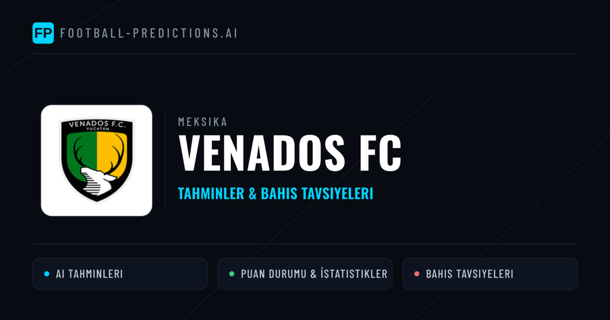 Venados FC Tahminleri & İstatistikler