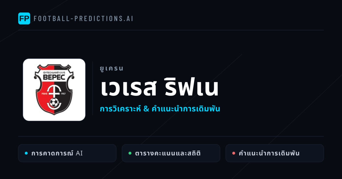 เวเรส ริฟเน การวิเคราะห์และสถิติ