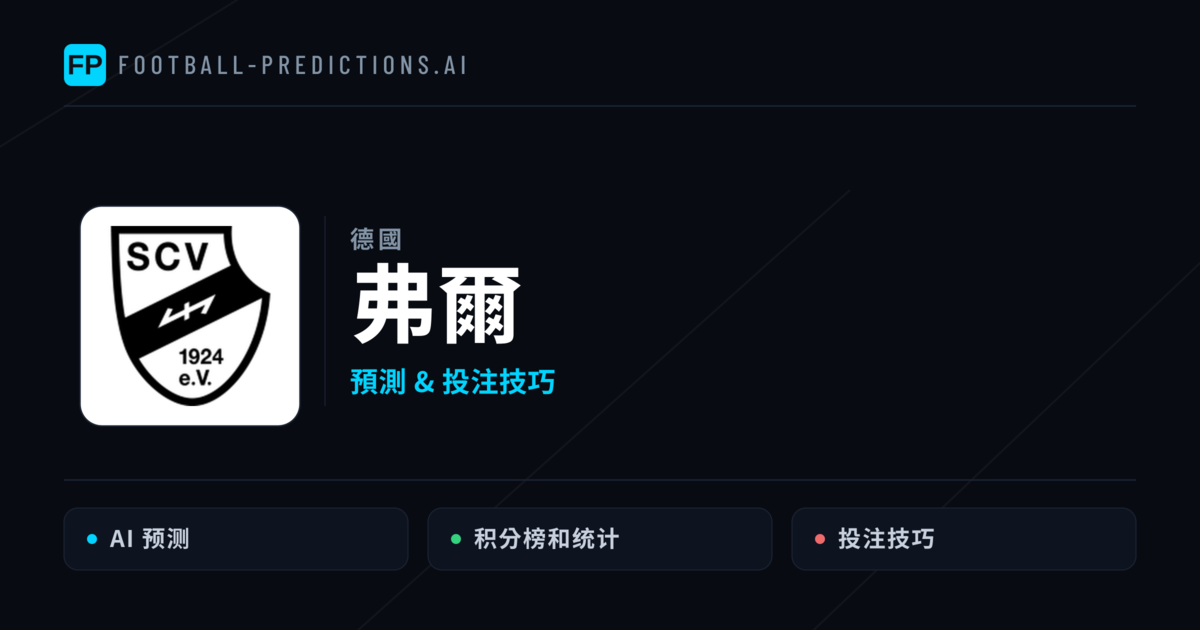 弗爾 運彩分析｜足球預測與數據