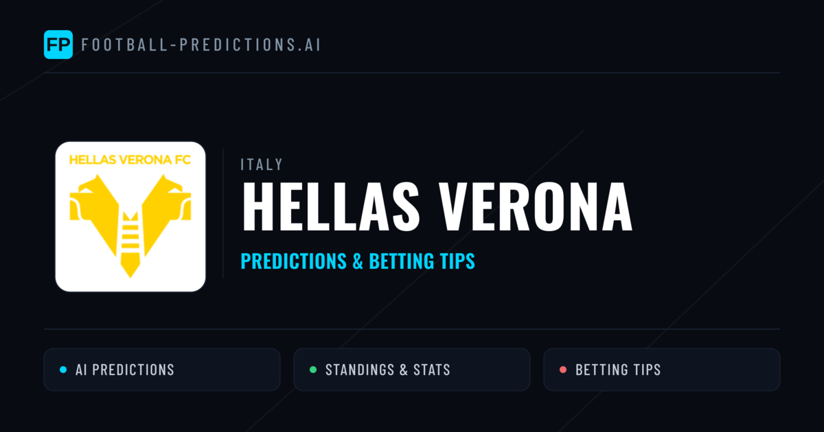 Hellas Verona Predictions & Stats