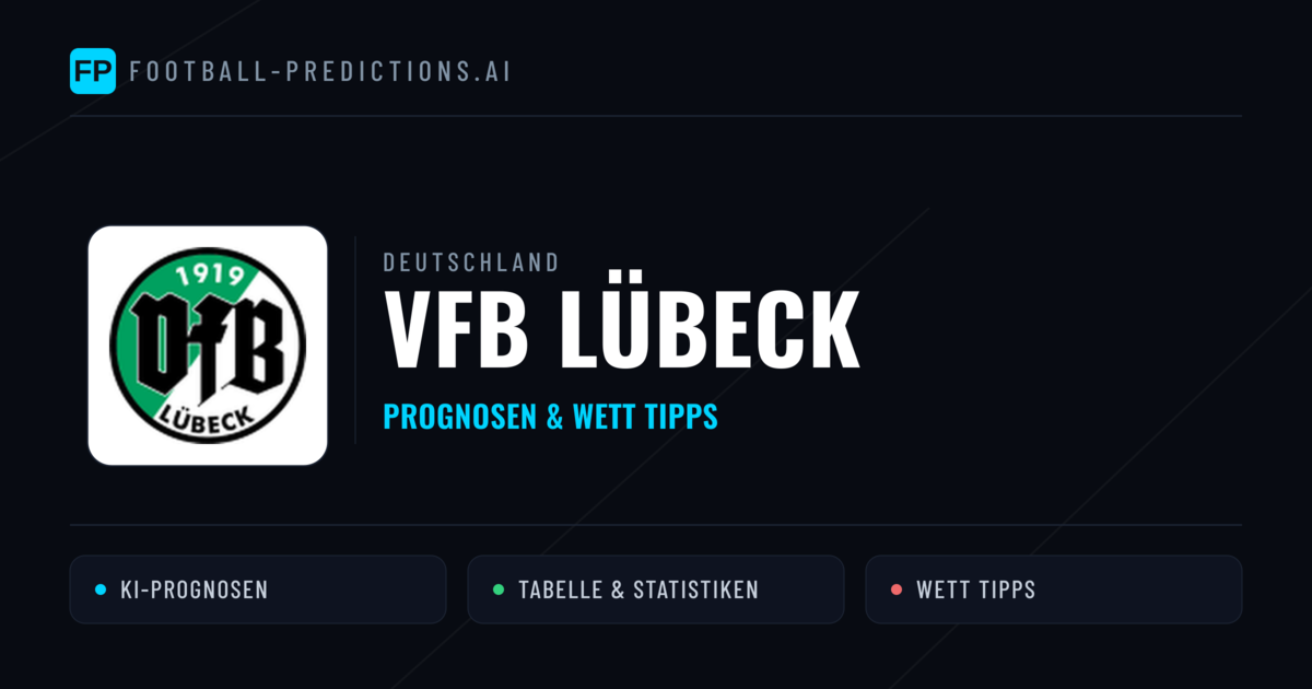 VfB Lübeck Prognosen & Statistiken