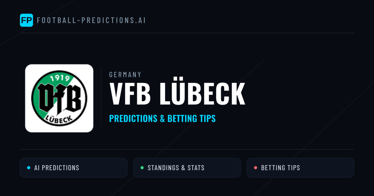 VfB Lübeck Predictions & Stats