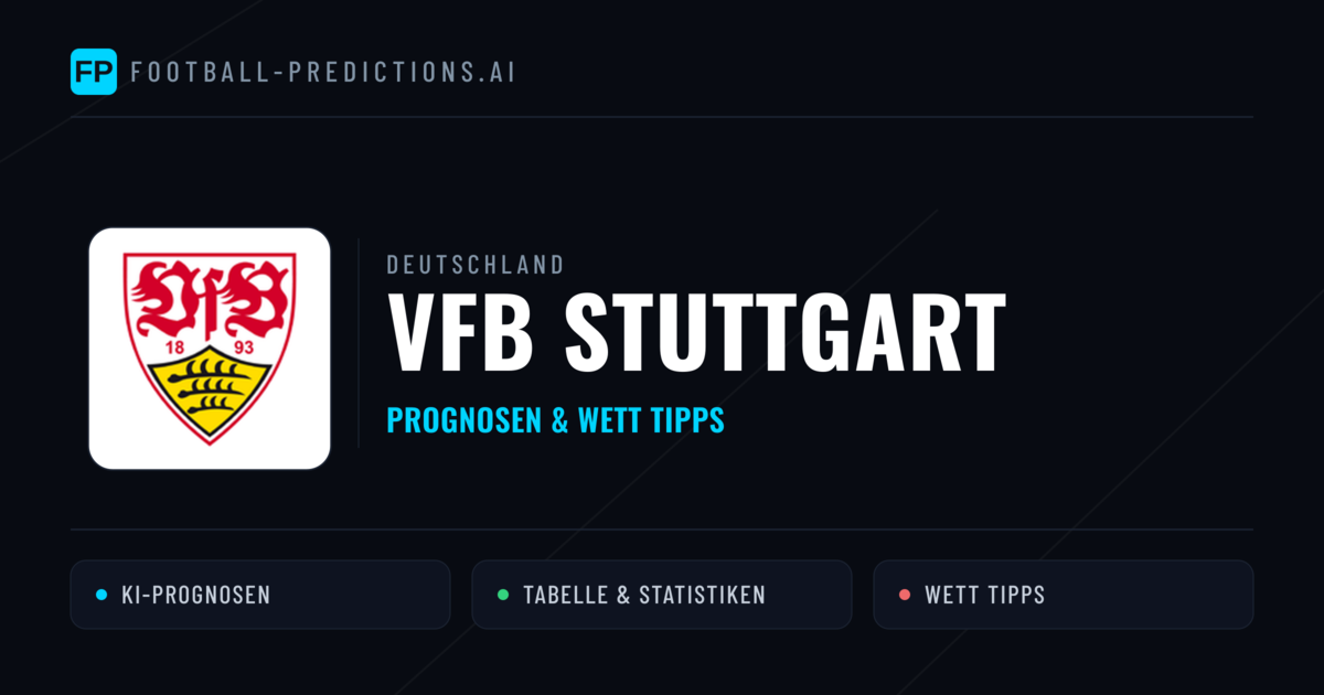 VfB Stuttgart Prognosen & Statistiken