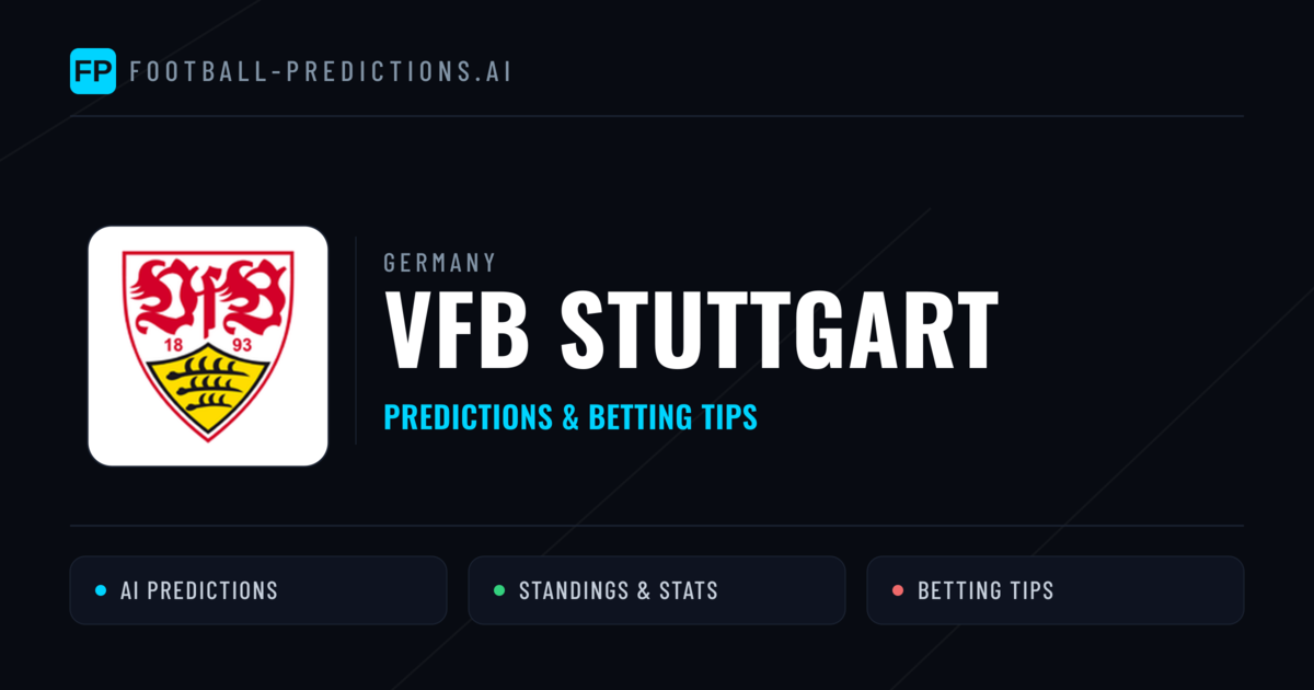 VfB Stuttgart Predictions & Stats