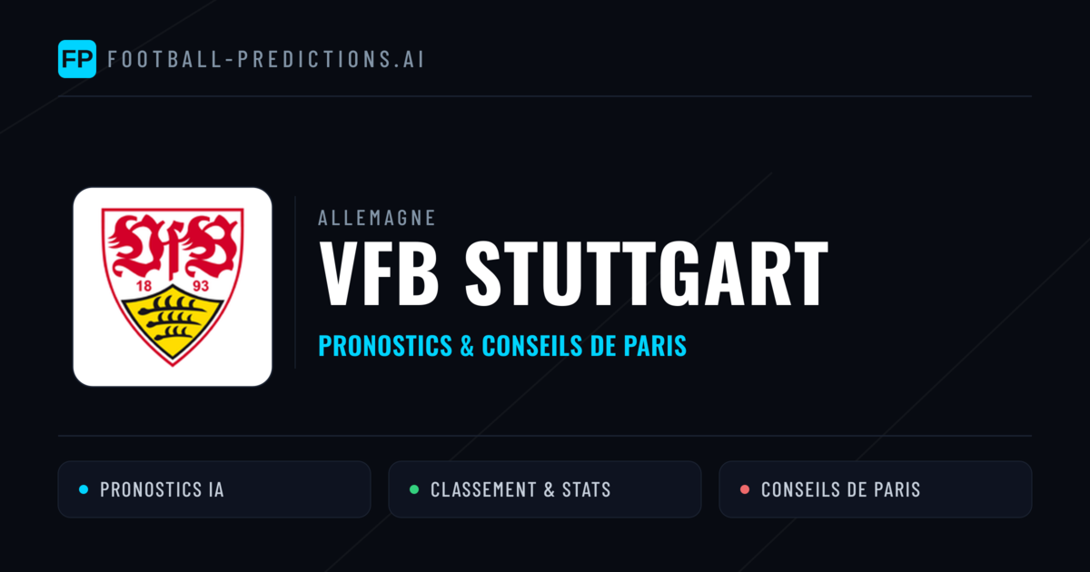 VfB Stuttgart Pronostics & Statistiques