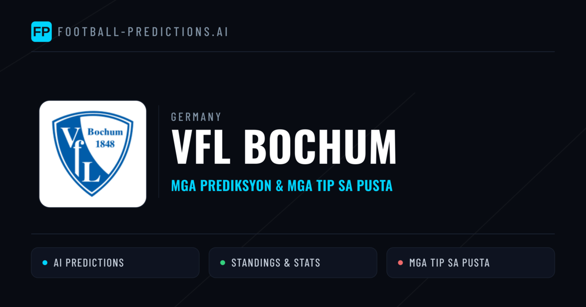 VfL Bochum Predictions & Stats