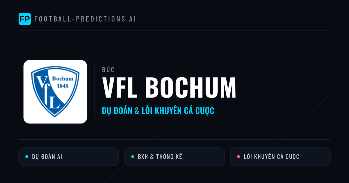 VfL Bochum Dự đoán & Thống kê