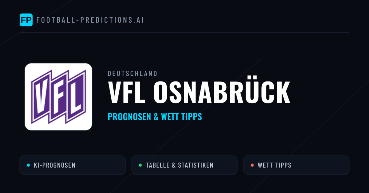 VfL Osnabrück Prognosen & Statistiken