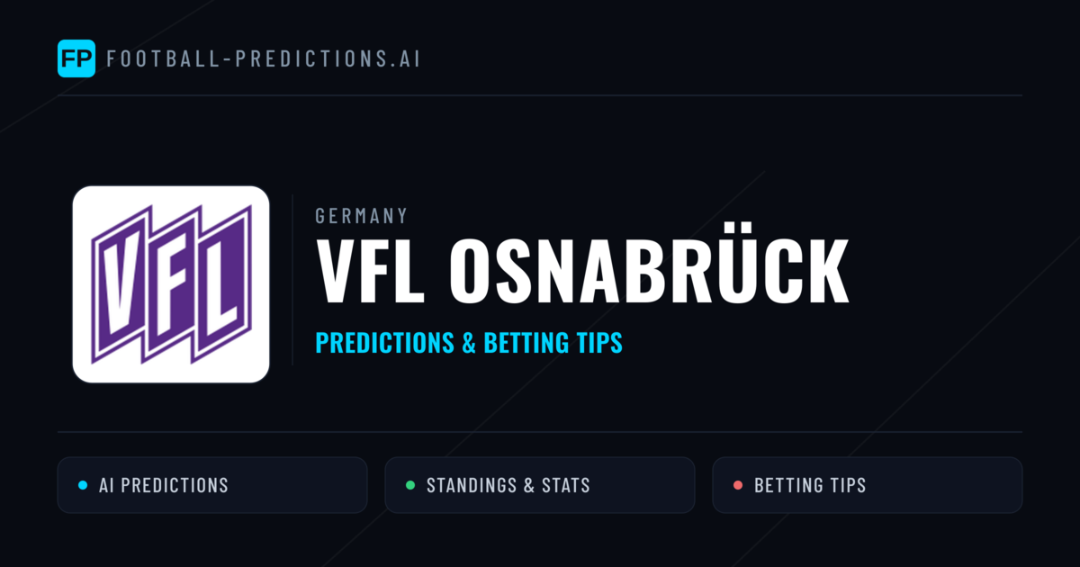 VfL Osnabrück Predictions & Stats