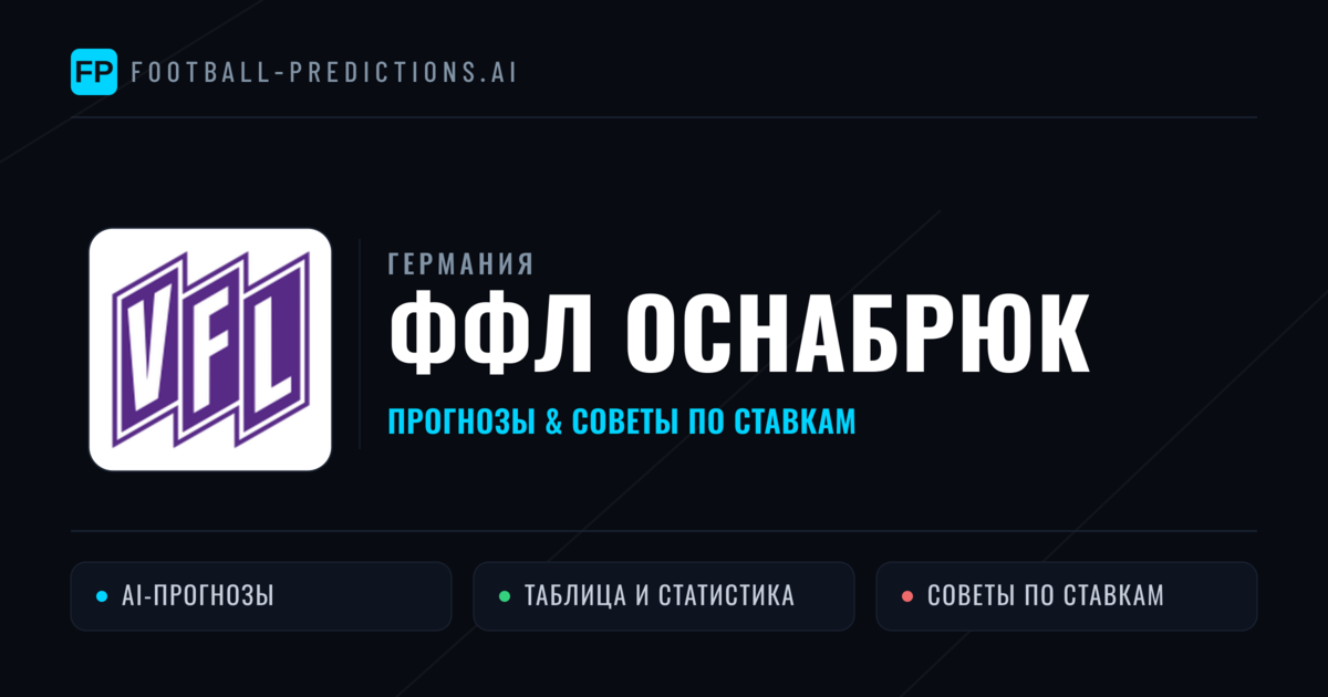 ФФЛ Оснабрюк прогнозы и статистика