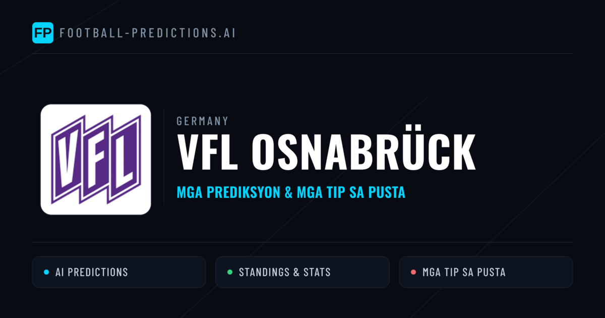 VfL Osnabrück Predictions & Stats