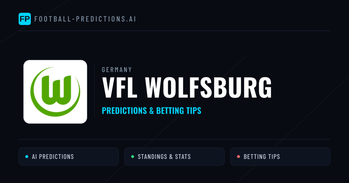 VfL Wolfsburg Predictions & Stats