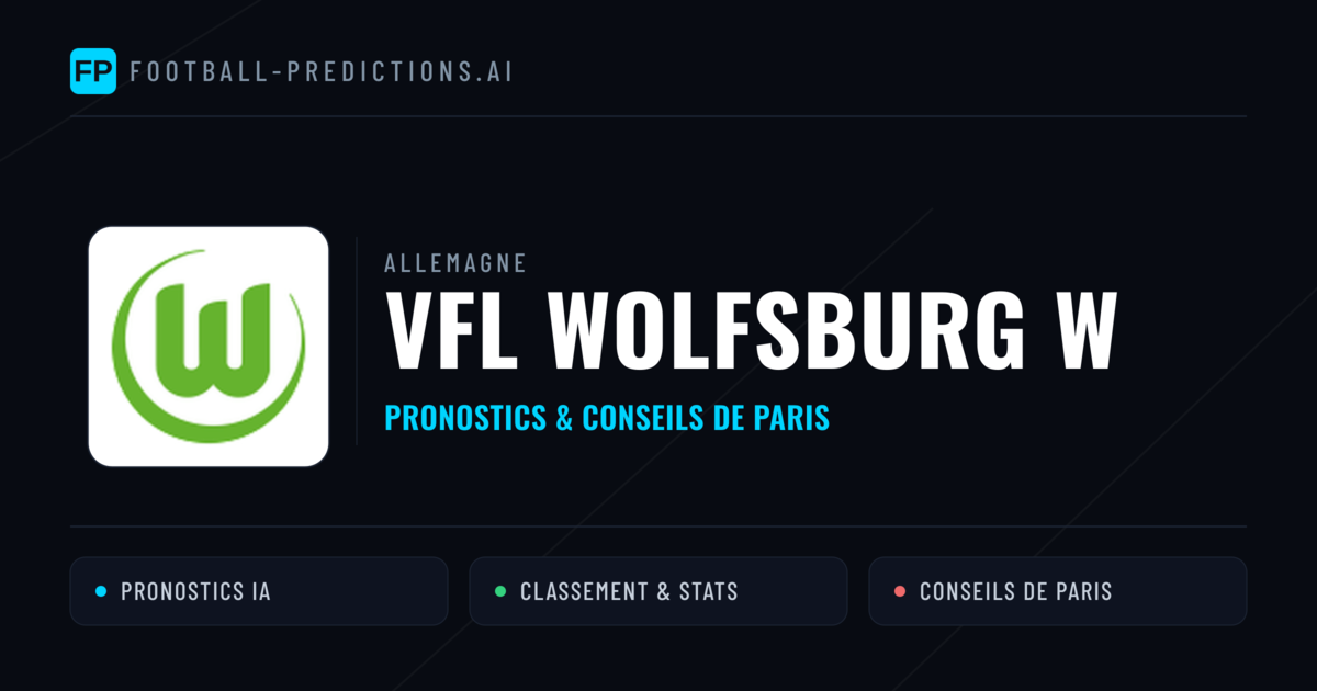 VfL Wolfsburg W Pronostics & Statistiques