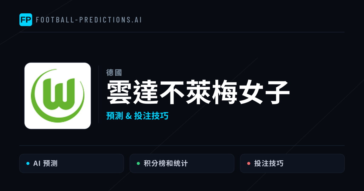 雲達不萊梅女子 運彩分析|足球預測與數據