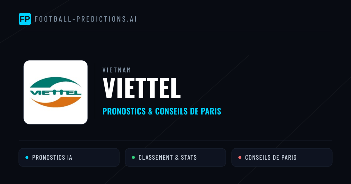 Viettel Pronostics & Statistiques