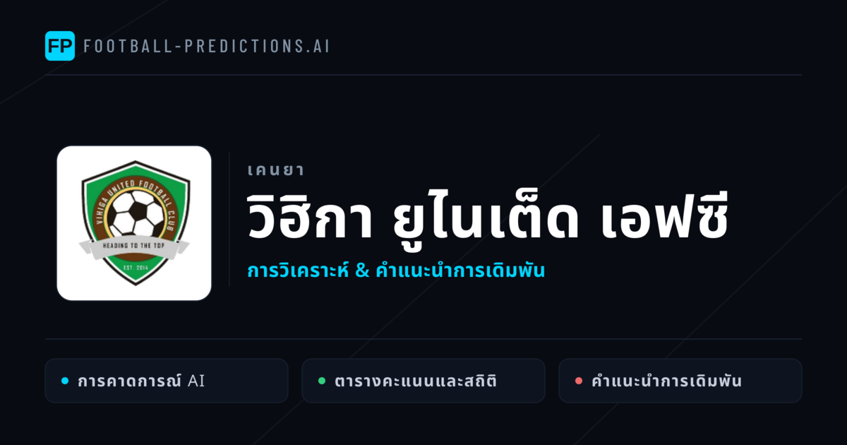 วิฮิกา ยูไนเต็ด เอฟซี การวิเคราะห์และสถิติ