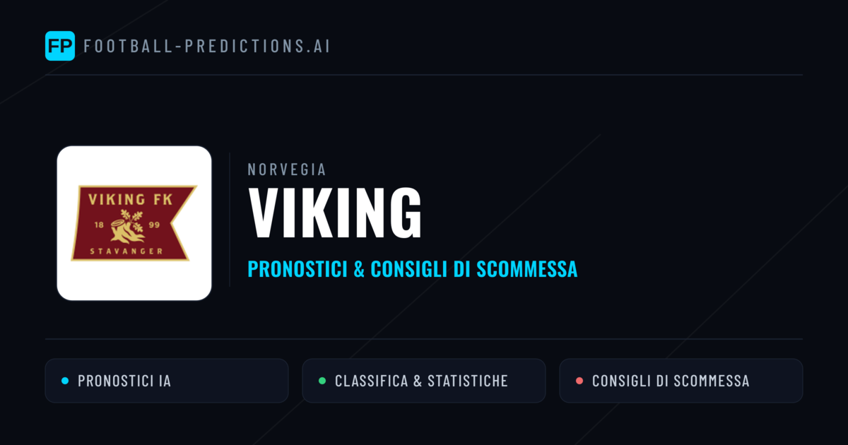 Pronostici e Statistiche Viking