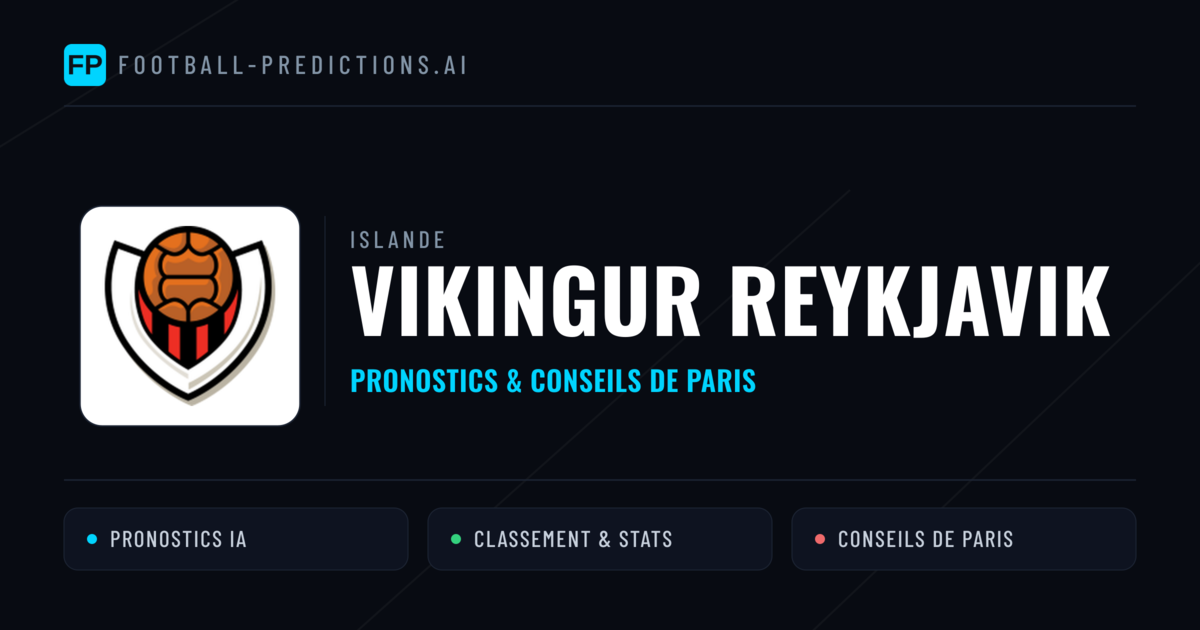 Vikingur Reykjavik Pronostics & Statistiques