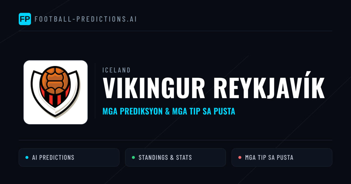 Vikingur Reykjavík Predictions & Stats