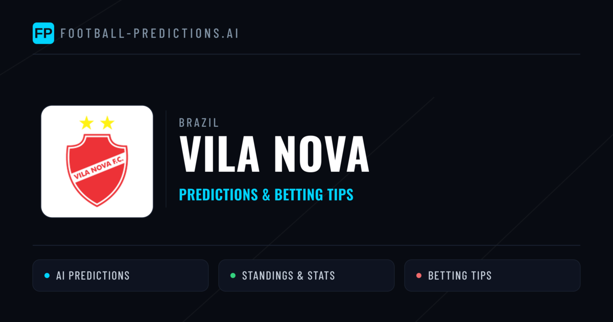 Vila Nova Predictions & Stats