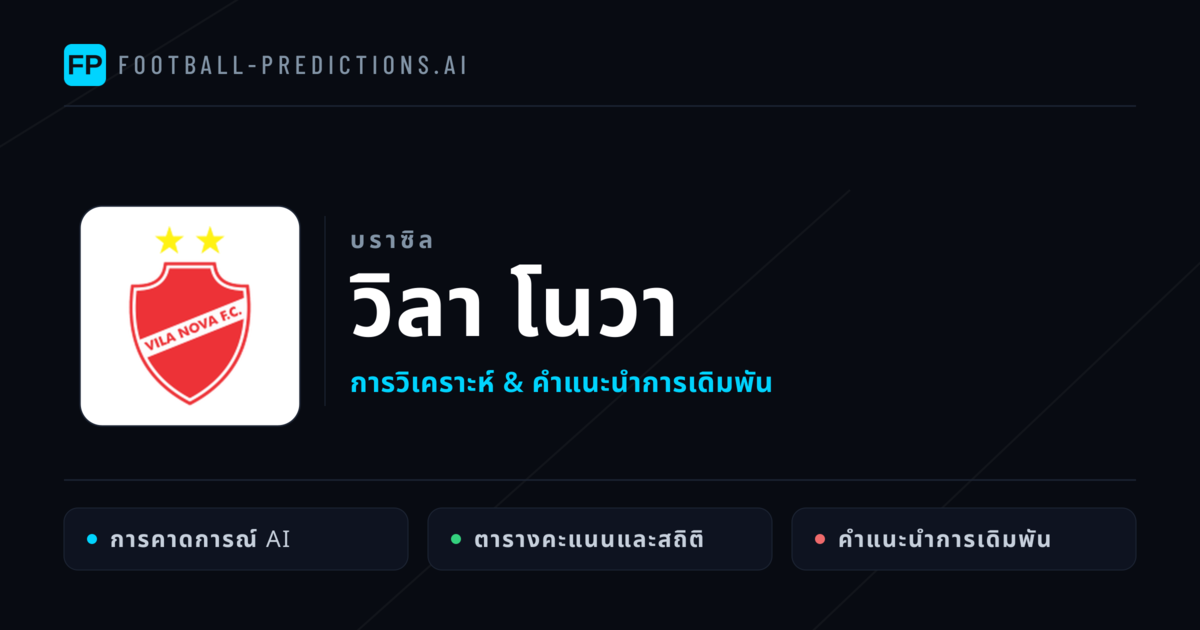 วิลา โนวา การวิเคราะห์และสถิติ