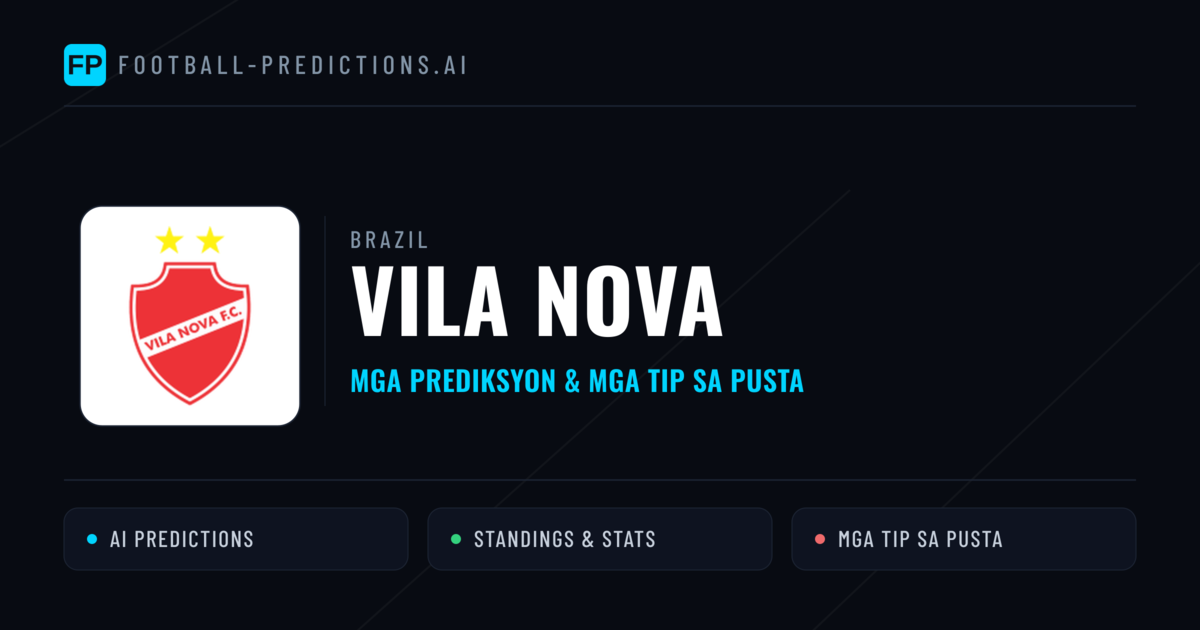 Vila Nova Predictions & Stats